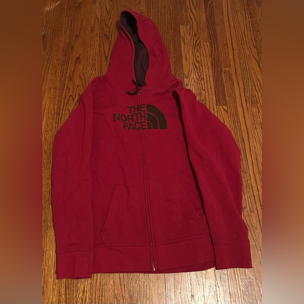 The North Face Burgundy Hoodie Men’s XL